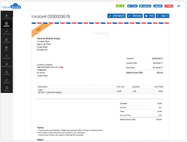 Freelance accounting software - Cloudbooks