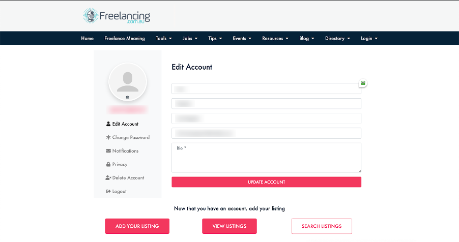freelancing login step 5