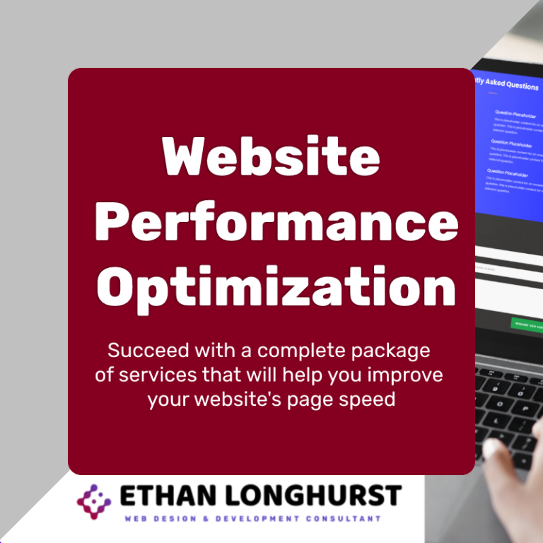 Website Performance Optimization Promo 768x768