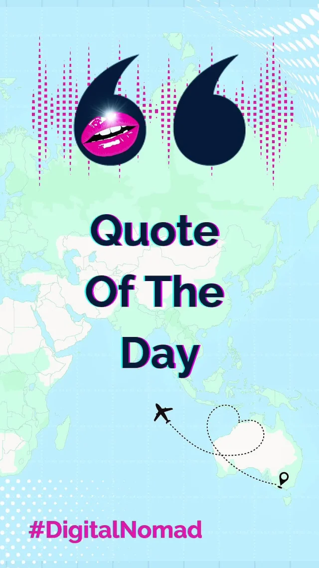 "Borders blur when your spirit soars! Embrace the journey where wifi connects your ambitions to infinite horizons, and each new timezone becomes not just a workplace, but your classroom, sanctuary, and canvas for reinvention." ⠀